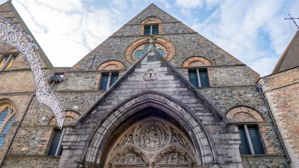 Einer der ältestens Profanbauten der Stadt Brügge ist das Sankt Jansspital historische bauwerke, belgien, brügge, sankt jansspital