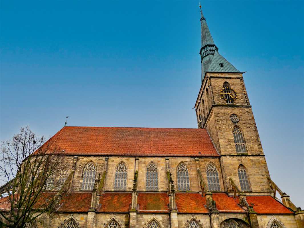 historische bauwerke, deutschland, hildesheim, kirche st. andreas