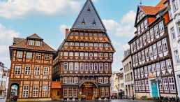 historische bauwerke, deutschland, hildesheim, knochenhaueramtshaus