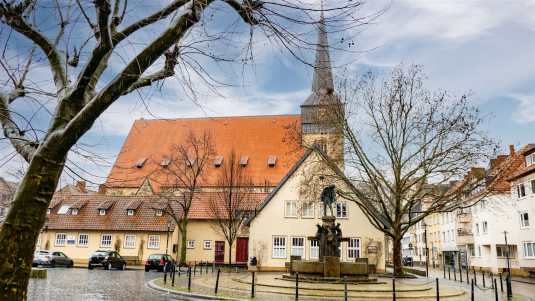historische bauwerke, deutschland, hildesheim, lambertikirche, st.-lamberti-kirche