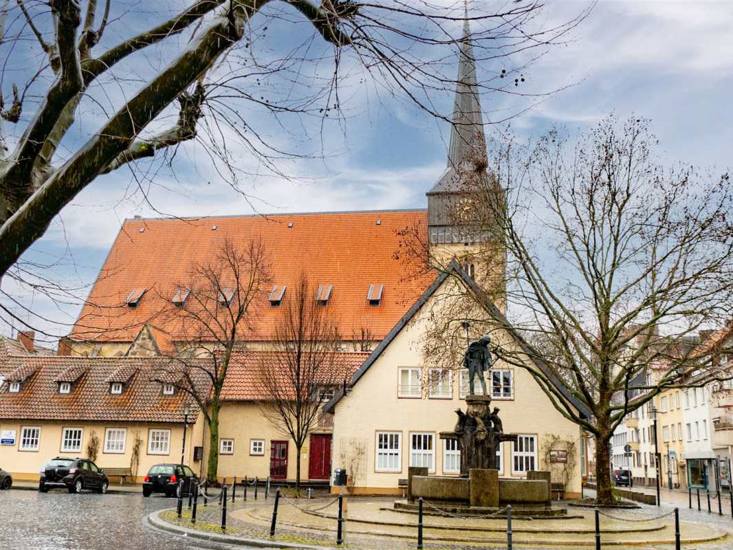 historische bauwerke, deutschland, hildesheim, lambertikirche, st.-lamberti-kirche
