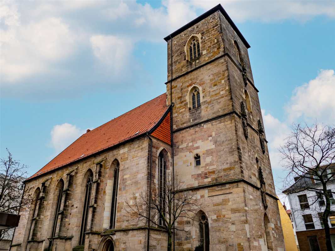 historische bauwerke, deutschland, hildesheim, st. jakobi, kulturkirche, literaturhaus