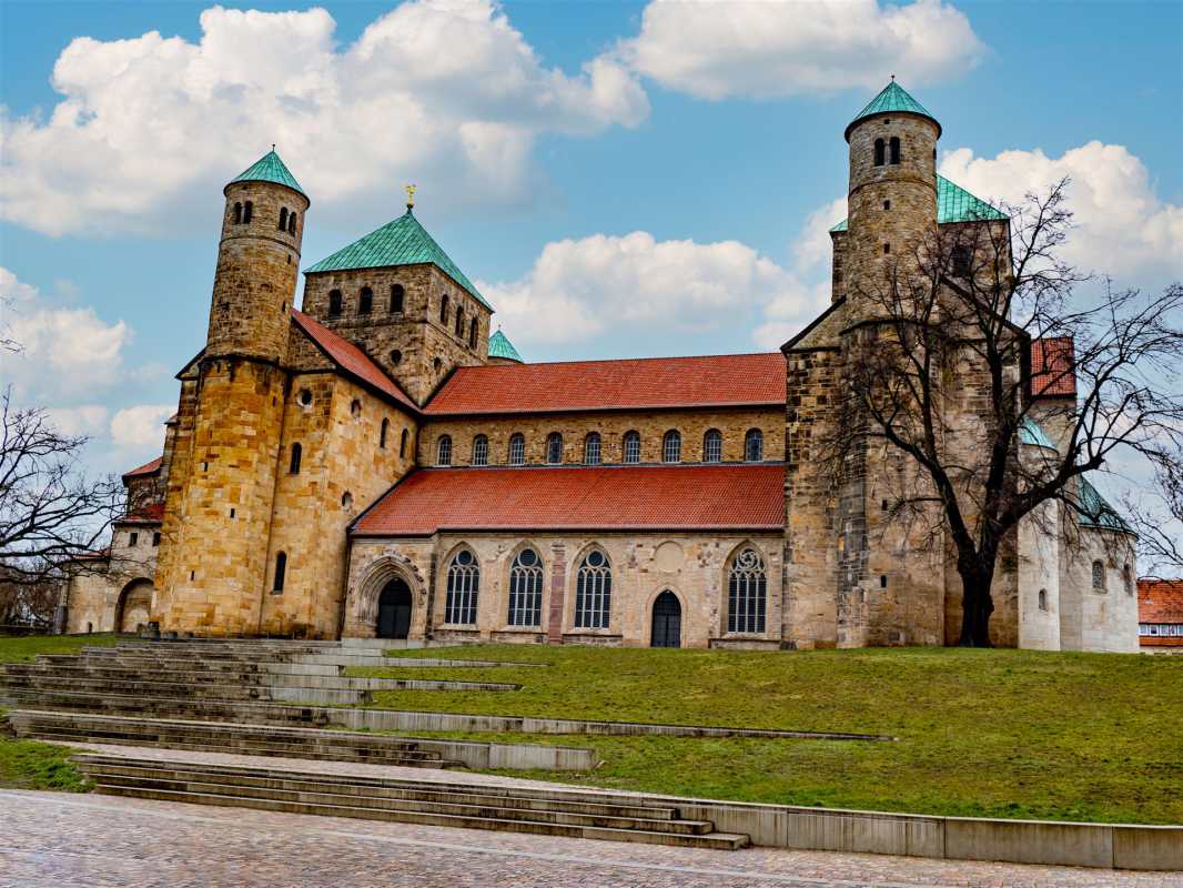 historische bauwerke, deutschland, hildesheim, michaeliskirche