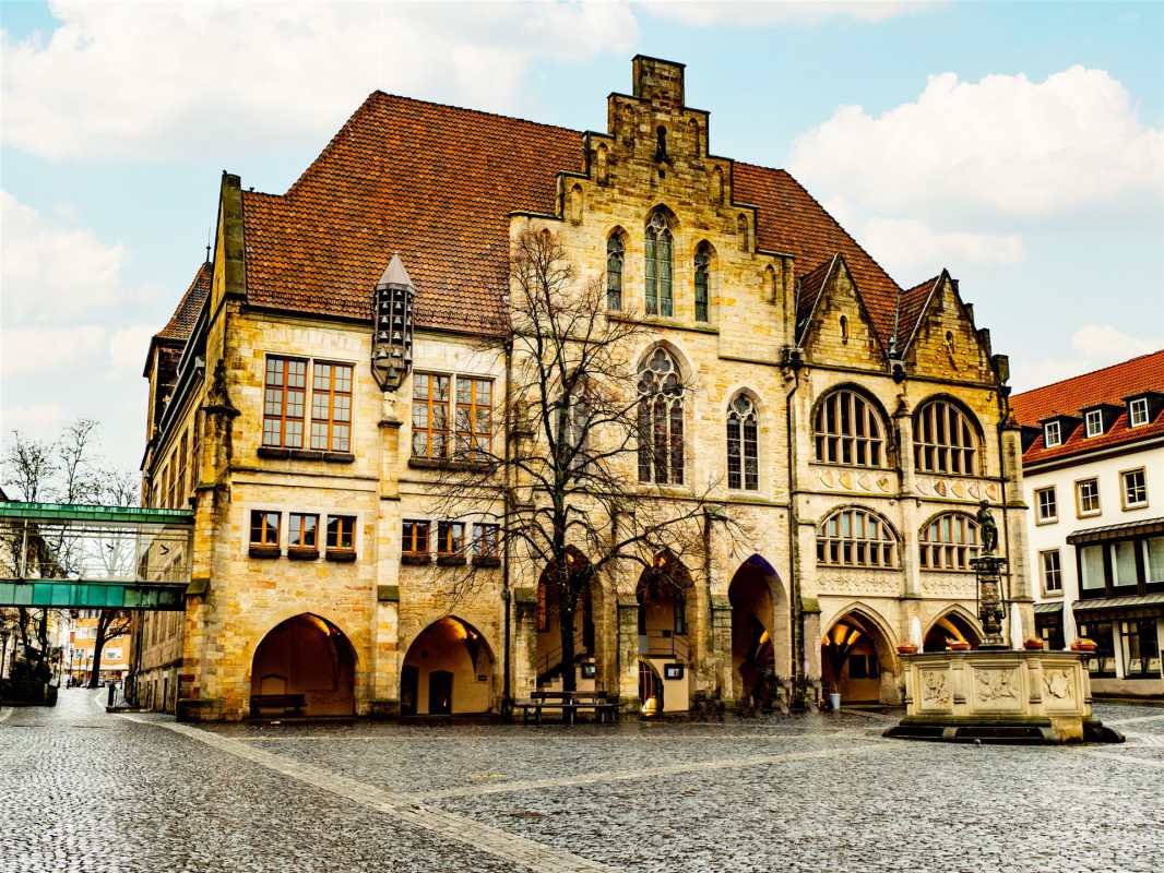 historische bauwerke, deutschland, hildesheim, rathaus