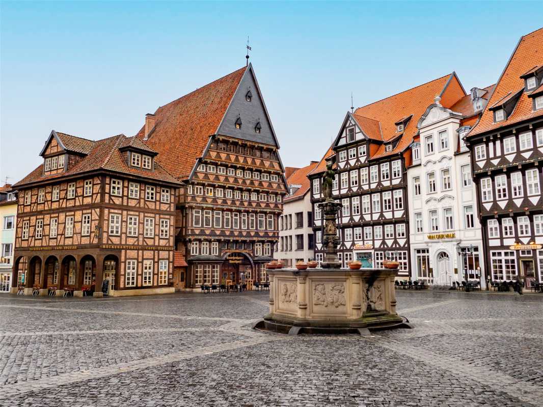historische bauwerke, deutschland, hildesheim