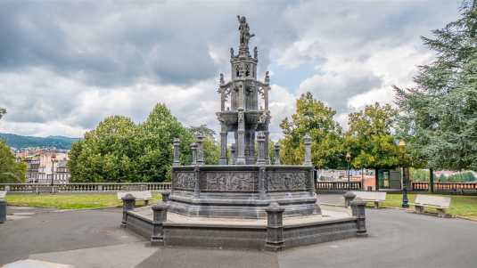 historische bauwerke, frankreich, clermont-ferrand, fontaine d'Amboise, brunnen