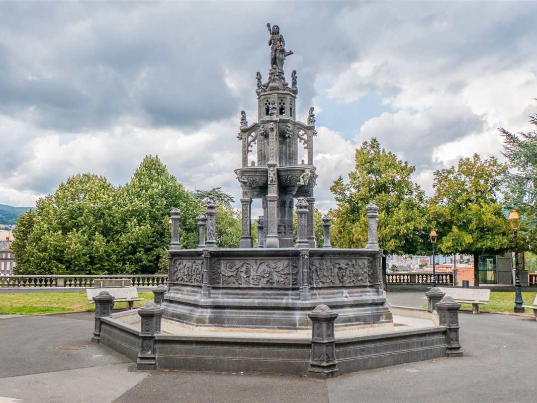 historische bauwerke, frankreich, clermont-ferrand, fontaine d'Amboise, brunnen
