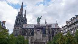 historische bauwerke, frankreich, clermont-ferrand, kathedrale, notre-dame