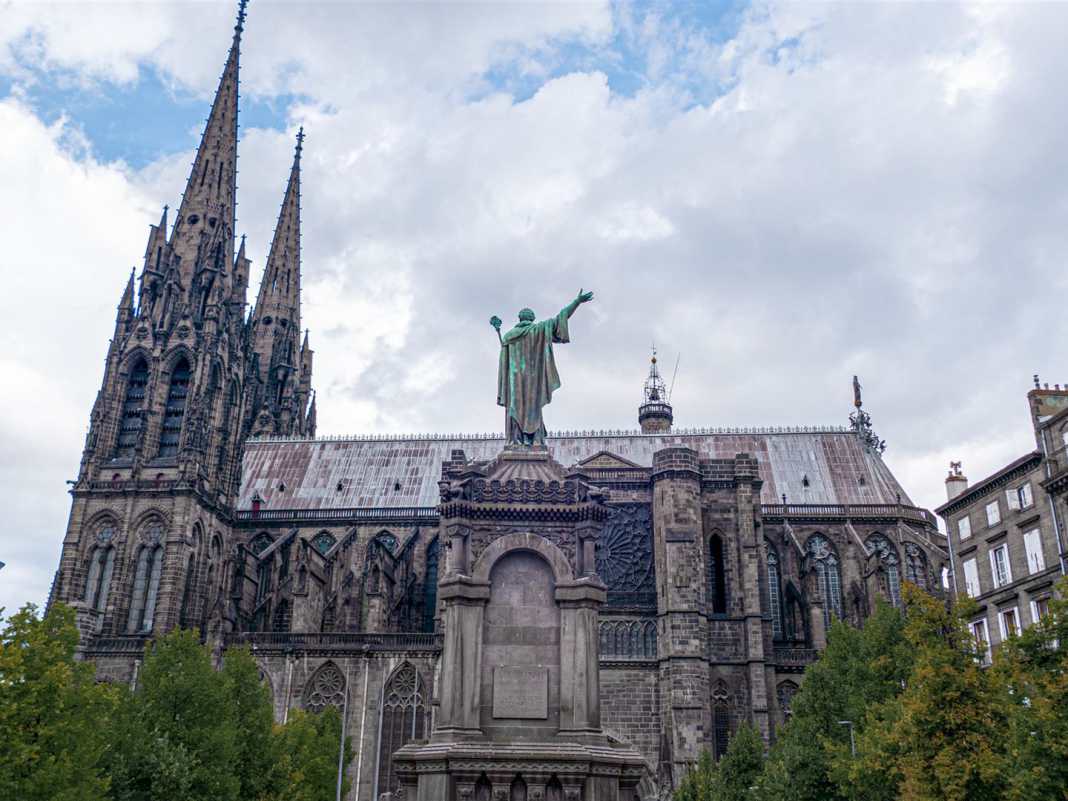 historische bauwerke, frankreich, clermont-ferrand, kathedrale, notre-dame