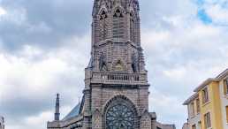 historische bauwerke, frankreich, clermont-ferrand, saint-eutrope, kirche