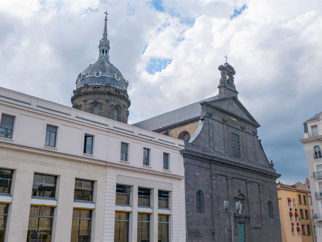 historische bauwerke, frankreich, clermont-ferrand, fontaine d' amboise, brunnen
