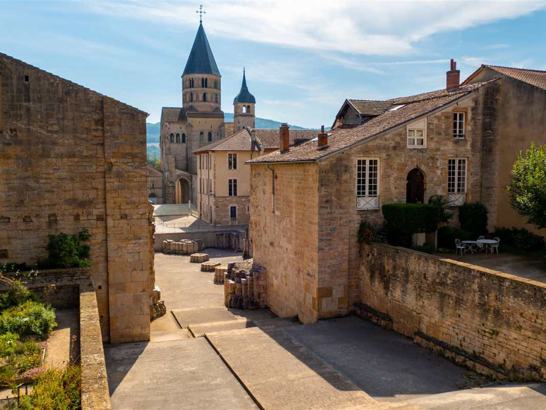 historische bauwerke, frankreich, cluny, abtei, kloster