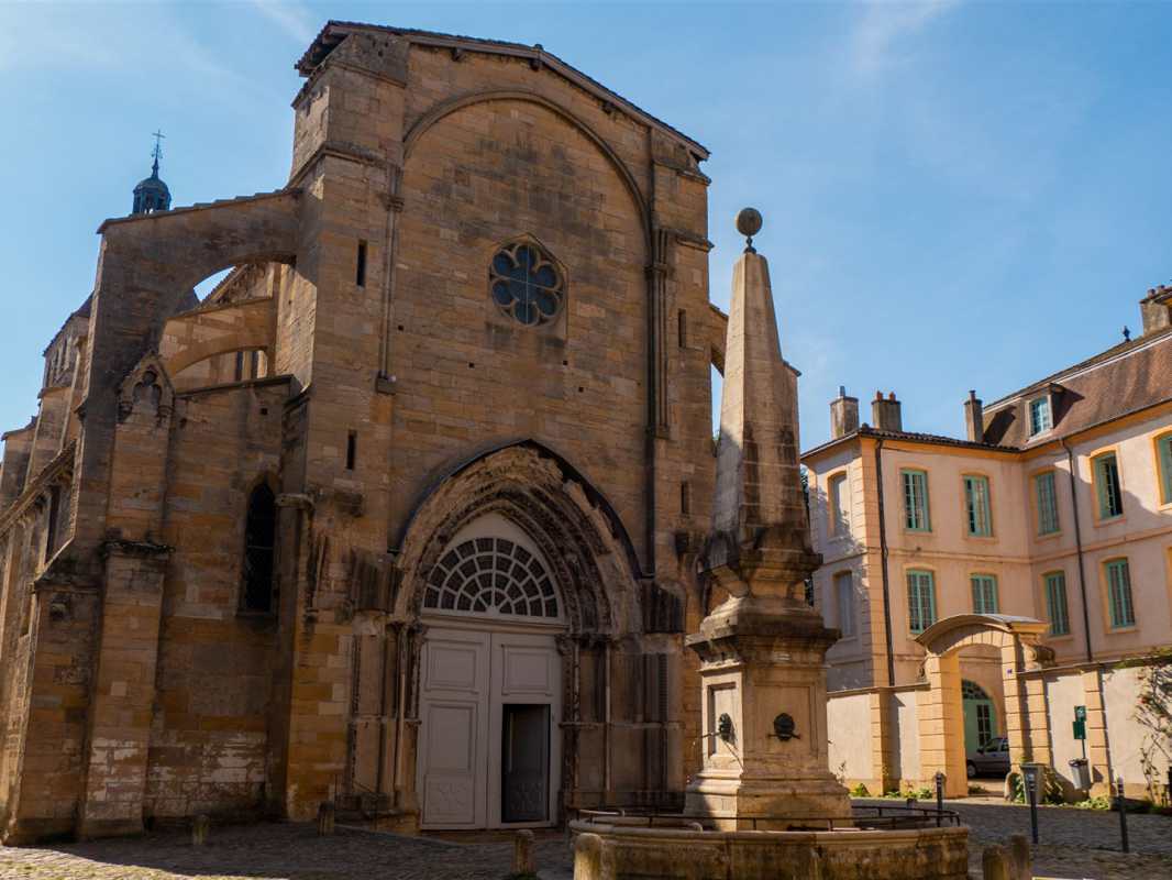 historische bauwerke, frankreich, cluny, kirche, notre-dame