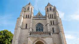 historische bauwerke, frankreich, dijon, kathedrale