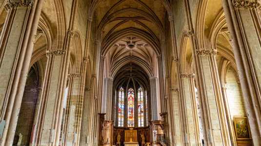 historische bauwerke, frankreich, dijon, saint-michel