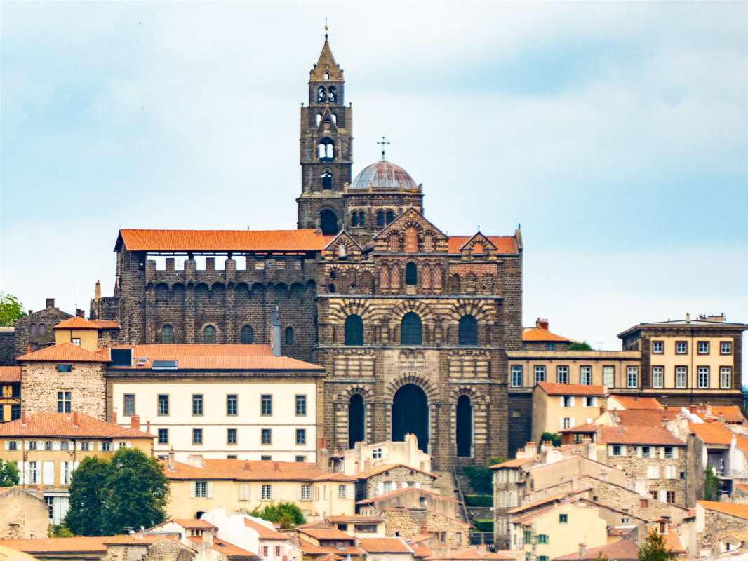 historische, bauwerke, frankreich, le puy-en-vevey, kathedrale, notre dame