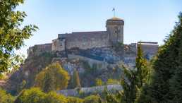 historische bauwerke, frankreich, lourdes, Château fort de Lourdes
