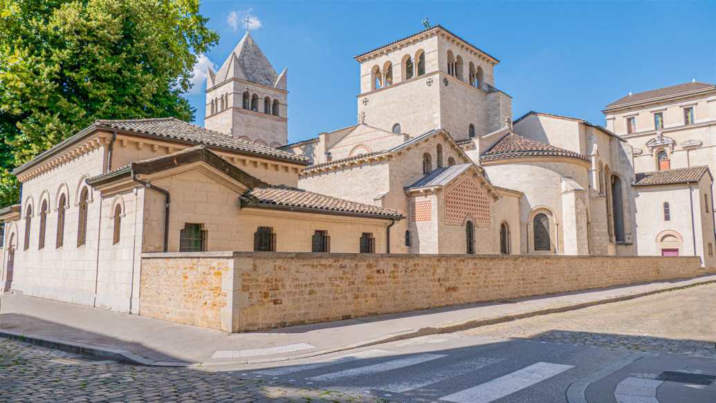 historische bauwerke, frankreich, lyon, saint-martin d'ainay, basilika