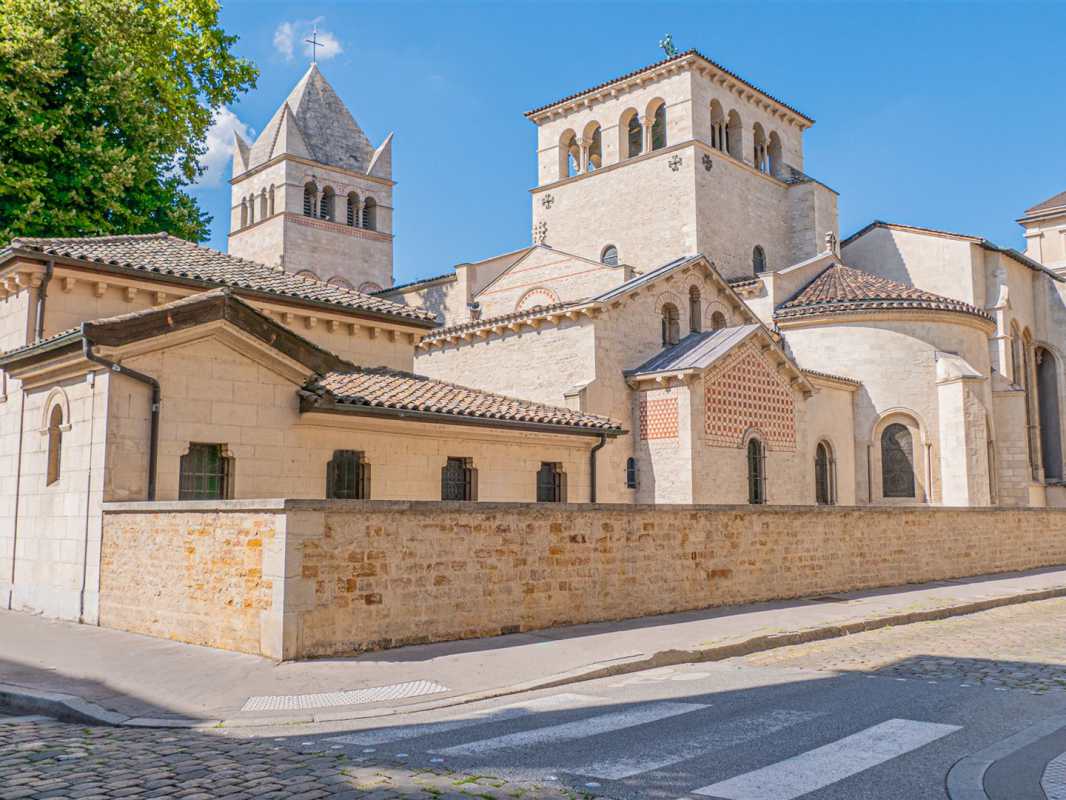 historische bauwerke, frankreich, lyon, saint-martin d'ainay, basilika