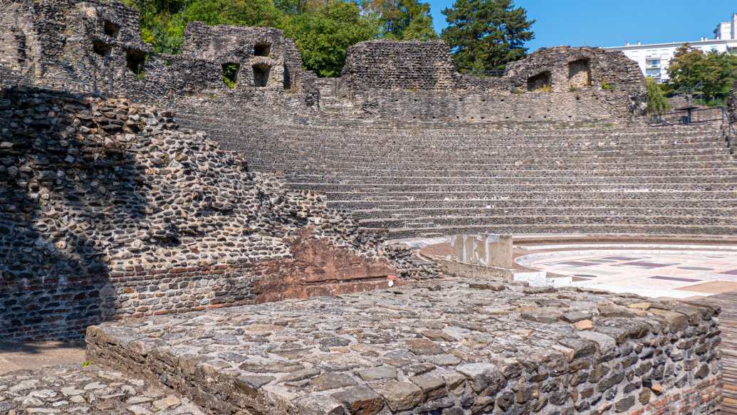 historische bauwerke, frankeich, lyon, odeon