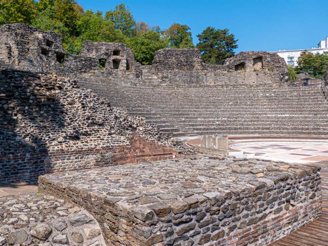 historische bauwerke, frankeich, lyon, odeon