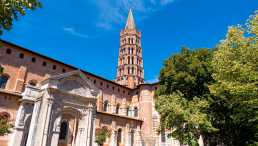 historische bauwerke, frankreich, toulouse, basilika, kirche, saint-sernin