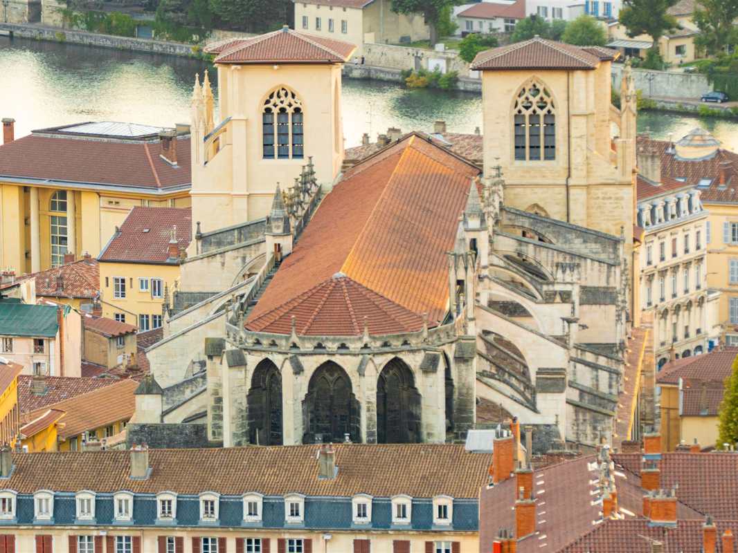 historische bauwerke, frankreich, vienne, kathedrale, saint-maurice