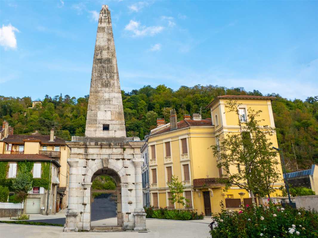 historische bauwerke, frankreich, vienne, pyramide, pyramid de vienne