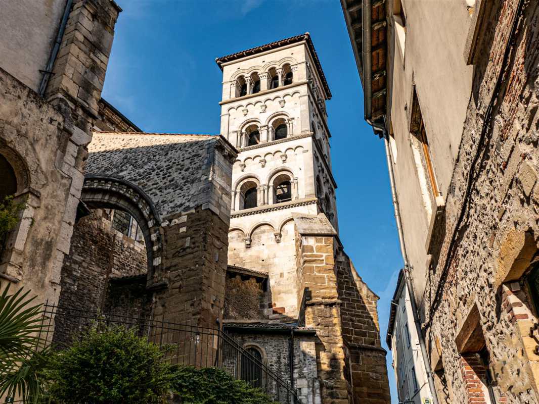 historische bauwerke, frankreich, vienne, abbaye saint-andres-le-bas, abtei vienne