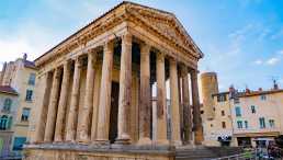historische bauwerke, frankreich, vienne, tempel, augustus, livia