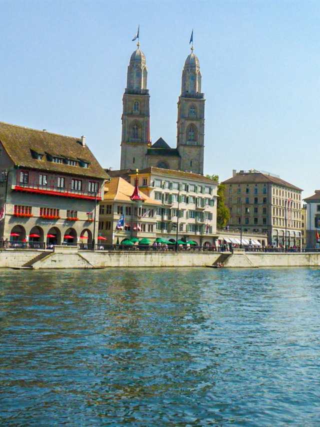 Historische Bauwerke, Schweiz, Großmünster, Zürich, Kirche