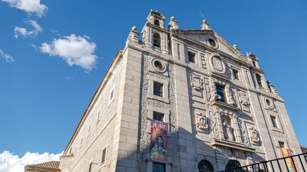 historische bauwerke, spanien, avila, convento santa teresa, klosterkirche, basilika