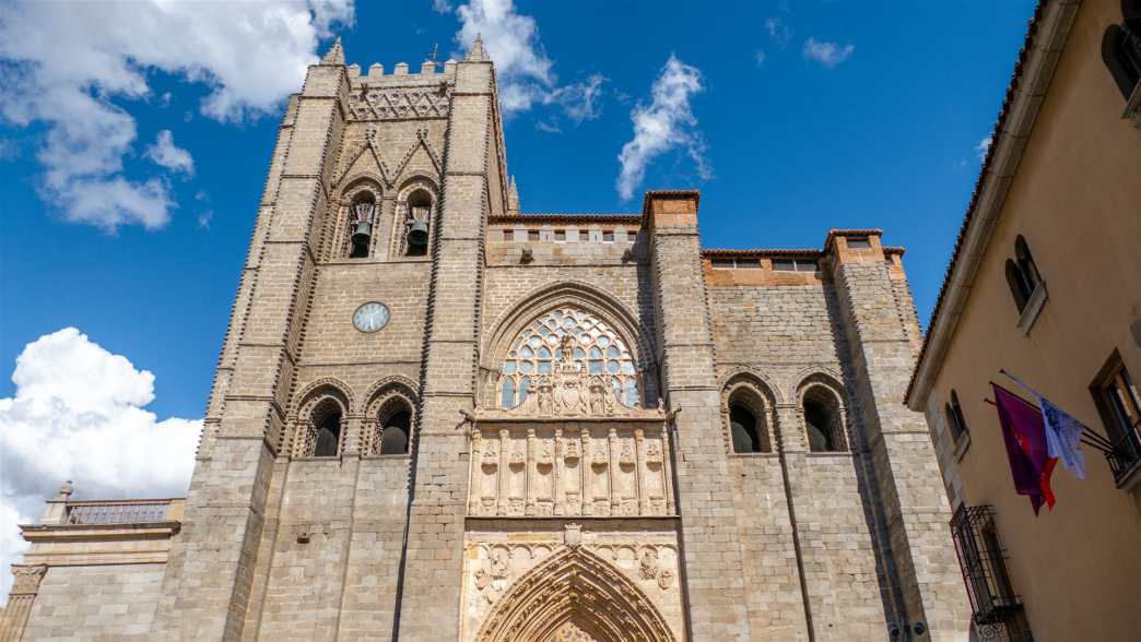 historische bauwerke, spanien, avila, kathedrale von Ávila, catedral del salvador