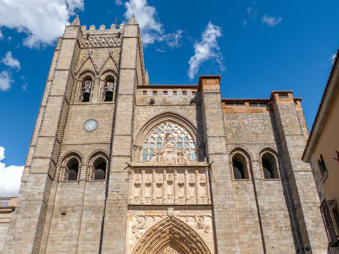 historische bauwerke, spanien, avila, kathedrale von Ávila, catedral del salvador
