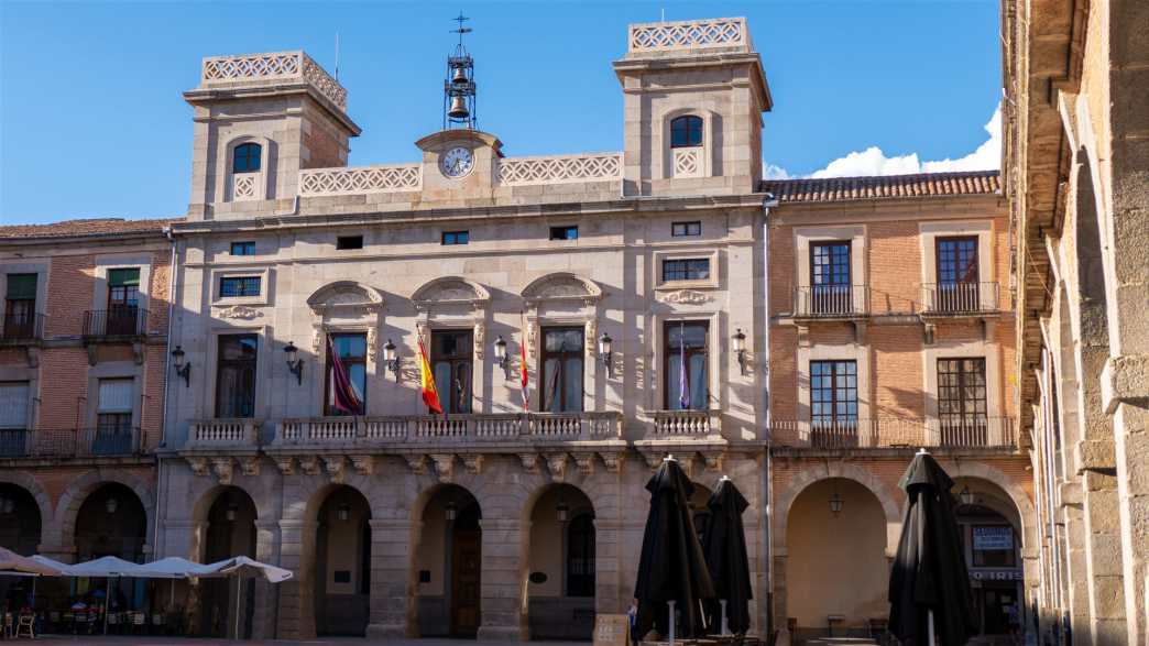 historische bauwerke, spanien, avila, Plaza Mercado Chico, rathaus