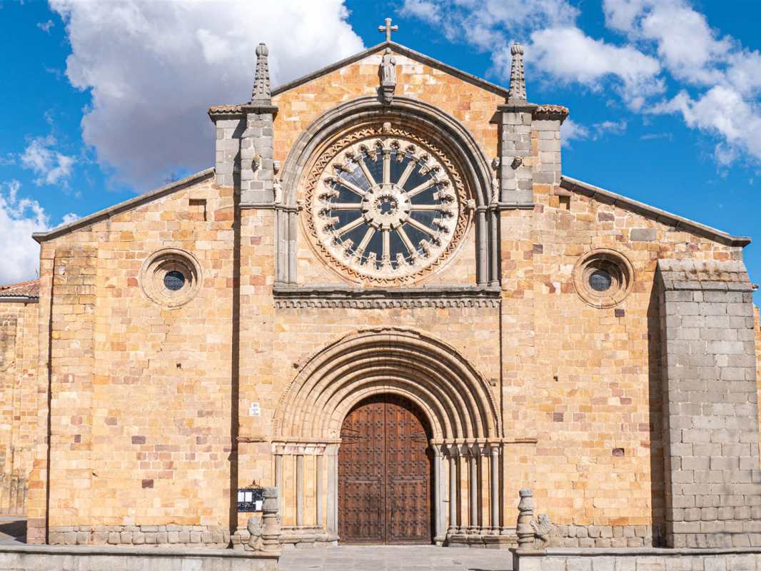 historische bauwerke, spanien, avila, kirche, san pedro