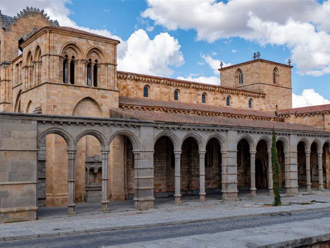 historische bauwerke, spanien, avila, 
