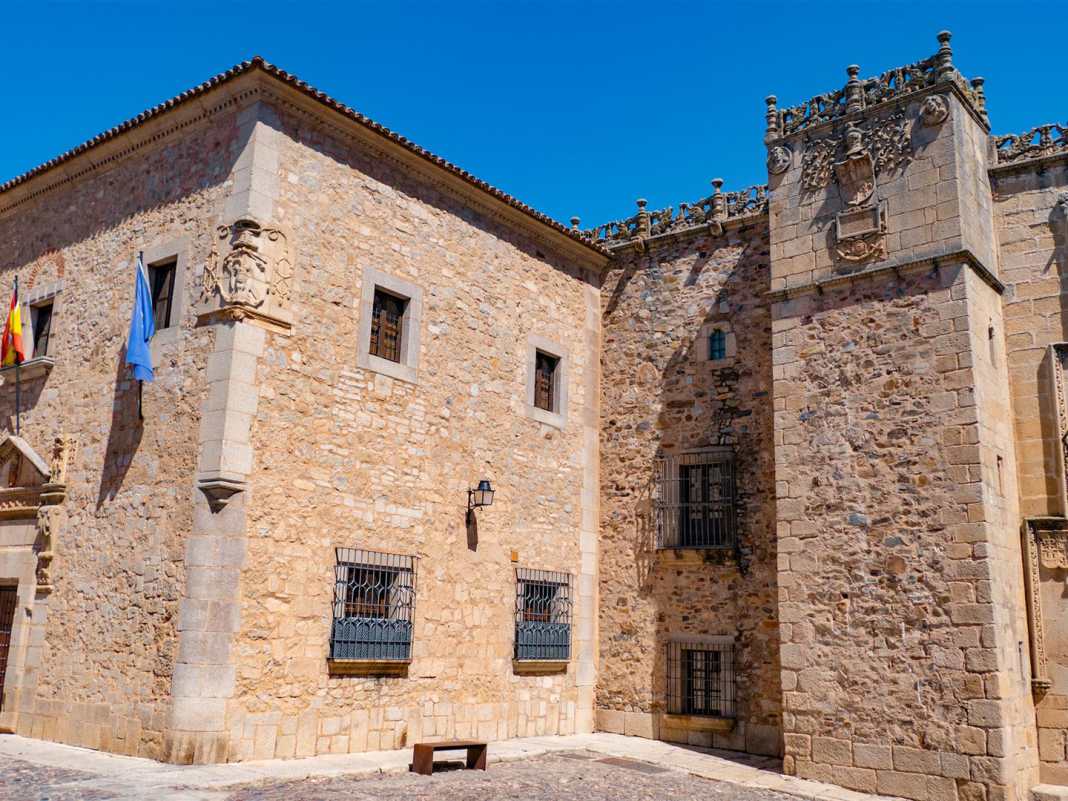 historische bauwerke, spanien, cáceres, Palacio de los Golfines de Abajo