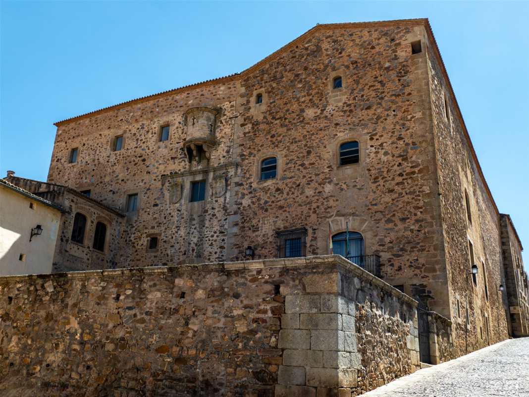 historische bauwerke, spanien, cáceres, palast, Palacio de la Generala