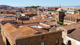 historische bauwerke, spanien, cáceres