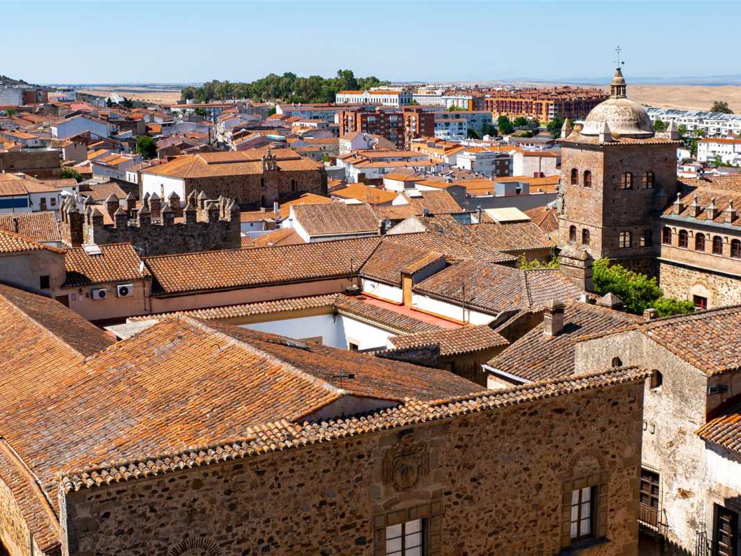 historische bauwerke, spanien, cáceres