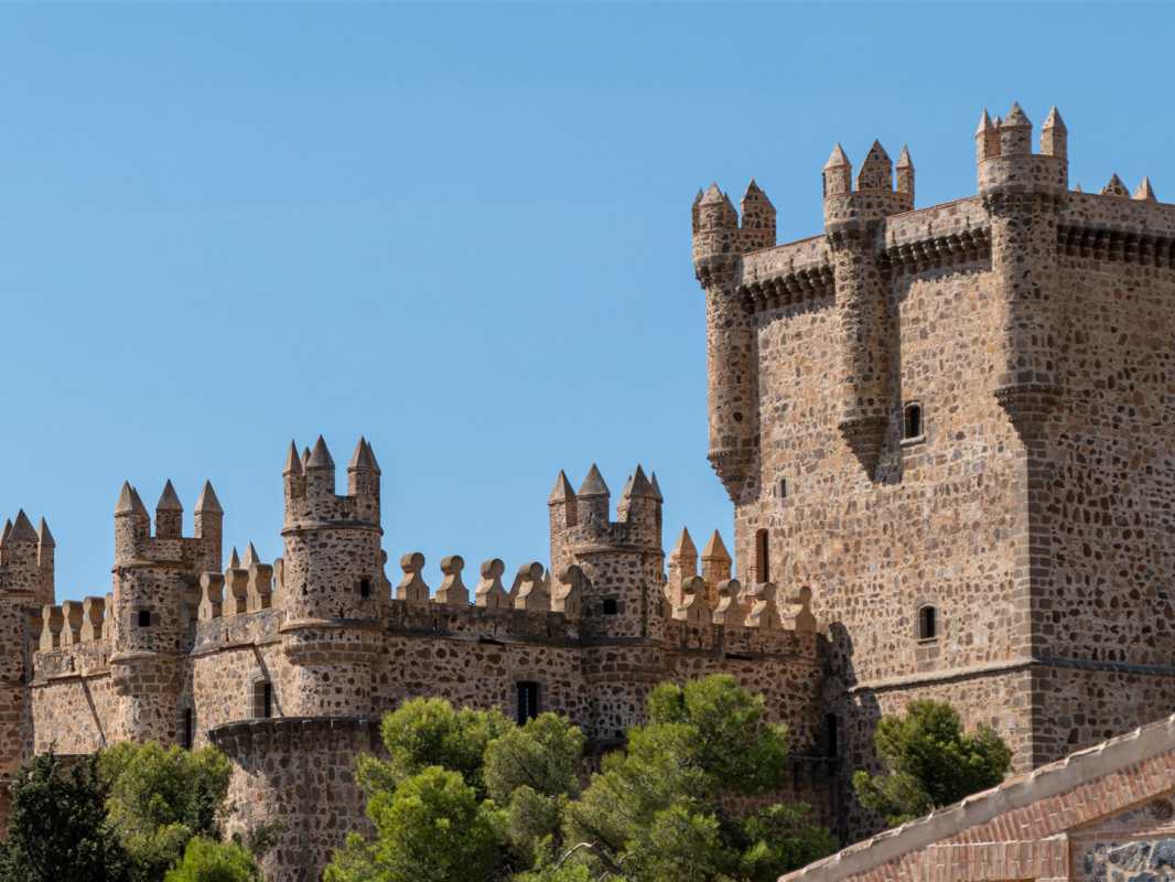 historische bauwerke, spanien, guadamur, castillo de guadamur, burg