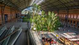 historische bauwerke, spanien, madrid, bahnhof atocha