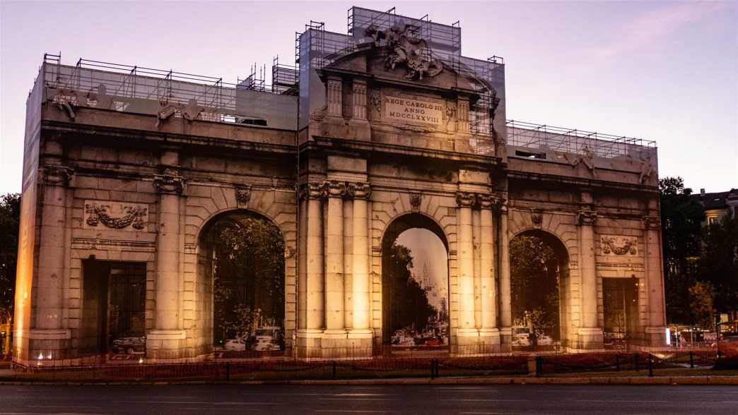 historische bauwerke, spanien, madrid, puerta de alcala
