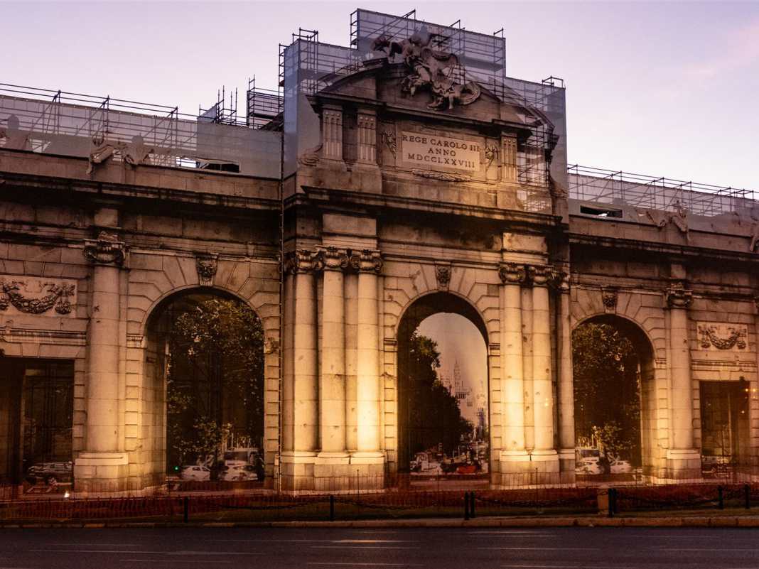 historische bauwerke, spanien, madrid, puerta de alcala