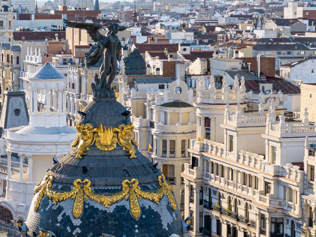 historische bauwerke, spanien, madrid, sehenswürdigkeiten, art deco