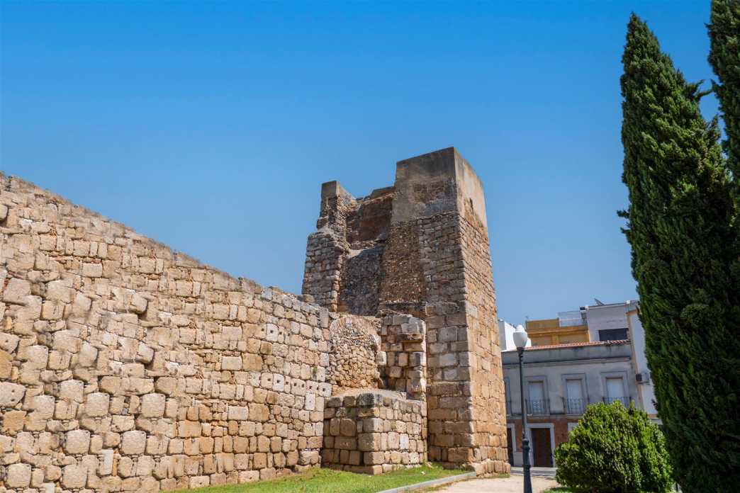 historische bauwerke, spanien, mérida, alcazaba