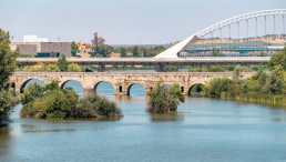 historische bauwerke, spanien, mérida, römische brücke, Puente romano