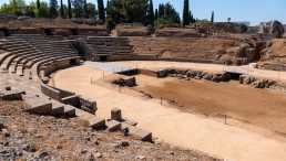 historische bauwerke, spanien, mérida, theater, römisch, antik, feste, festivals, konzerte