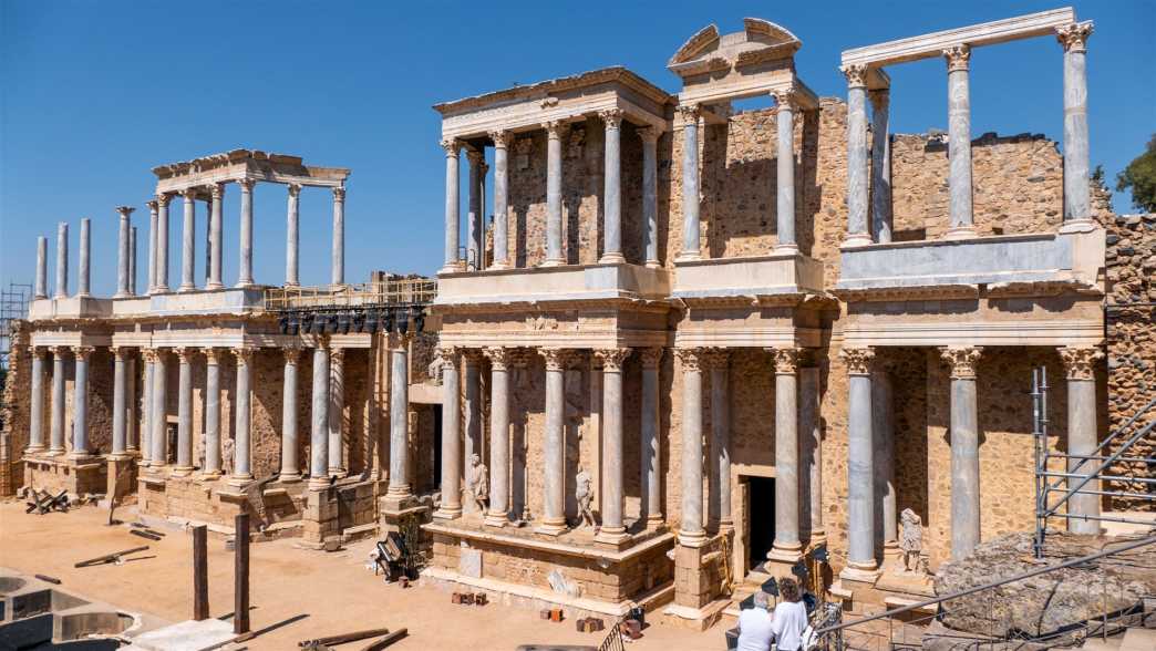 historische bauwerke, spanien, mérida, 